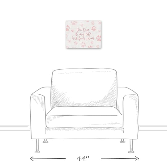 Love Of My Life 11" x 14" Canvas Wall Art